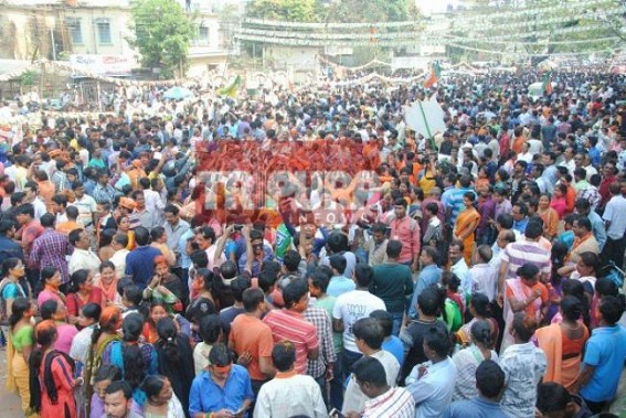 Modi, Amit Shah thank Tripura voters